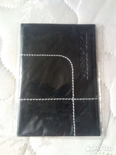 Обложка на паспорт кожаная