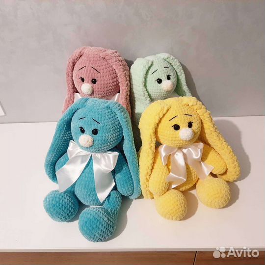 Вязаный зайчик