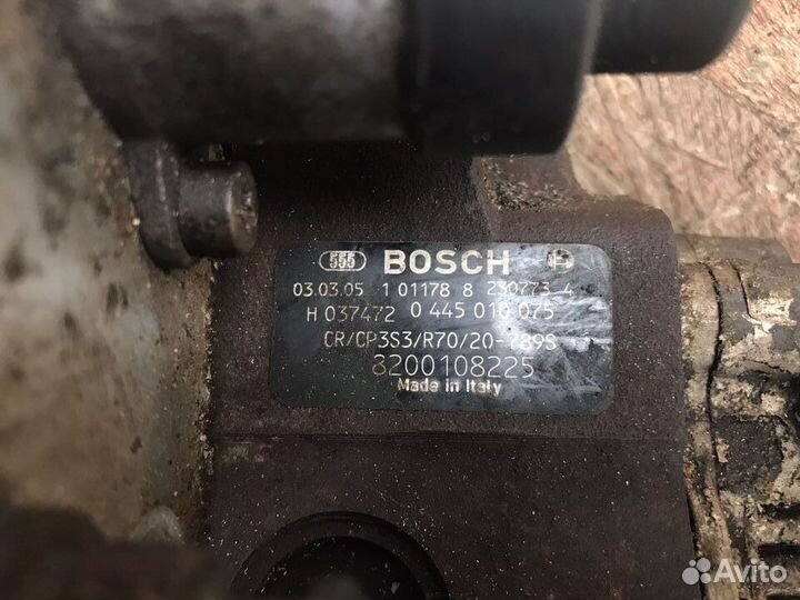 Тнвд Renault Laguna 1.9 F9Q Дизель 8200108225