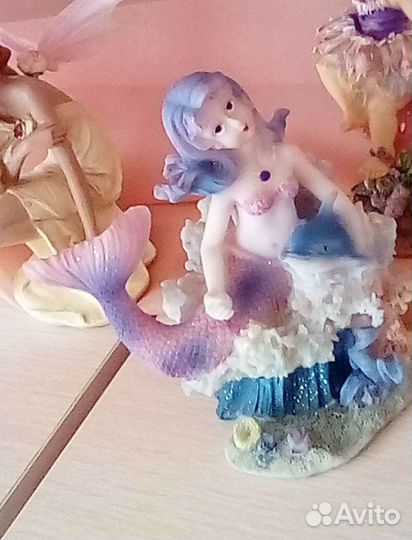 Статуэтки русалка,набор фей Winx