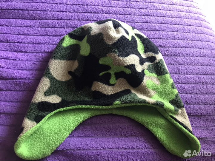 Шапка для мальчика р 48-50 двухстороняя Reima