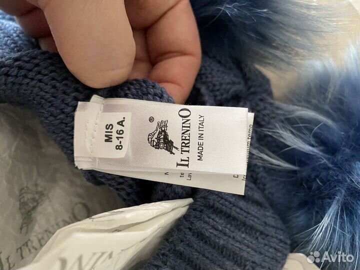 Шапка Il trenino р. J 3 (8-16 лет), новая