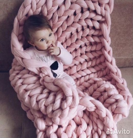 Плед из шерсти мериноса