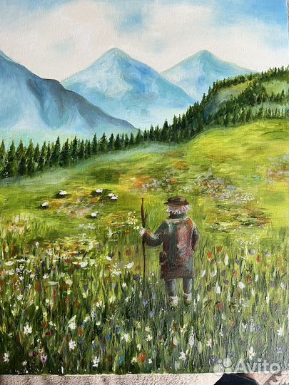 Живопись, аудиторные работы, пейзаж, портрет