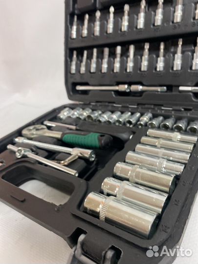 Набор инструментов головки ключи 53 предметов