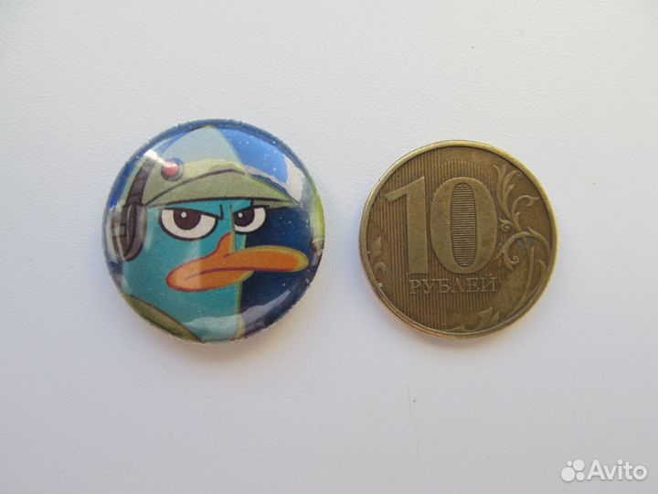 Значок Перри-утконос и Кендэс Финес и Ферб