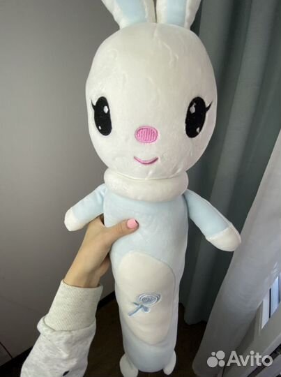 Мягкая игрушка-подушка зайка 65 см