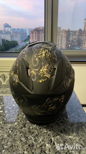 Шлем shoei GT-Air 2 conjure черно-золотой