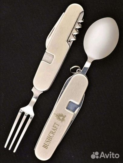 Тактический набор вилка-ложка