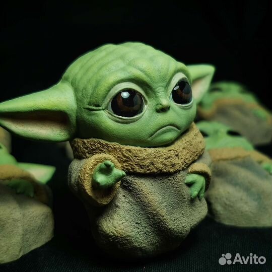 Малыш Грогу магнит ручной работы