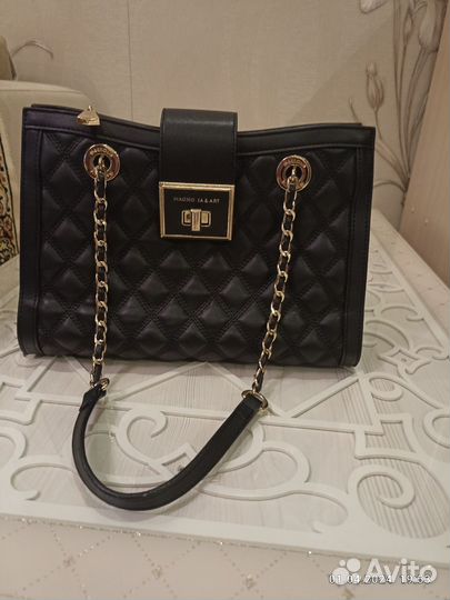 Сумка женская натуральная кожа черная