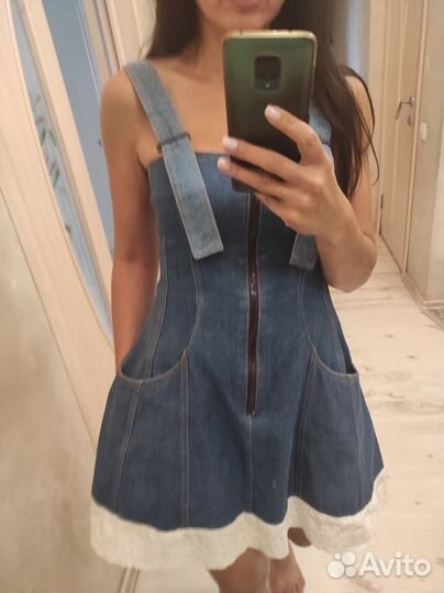 Джинсовое платье