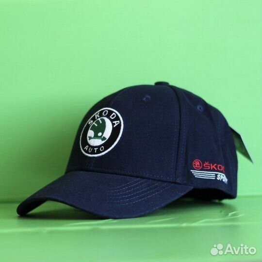 Новая бейсболка кепка Skoda Шкода синяя