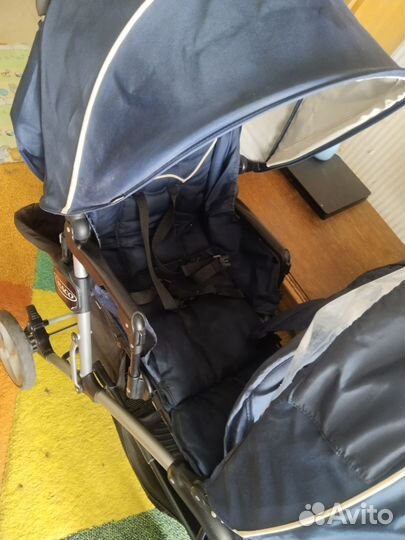 Прогулочная коляска для двойни или погодок бу