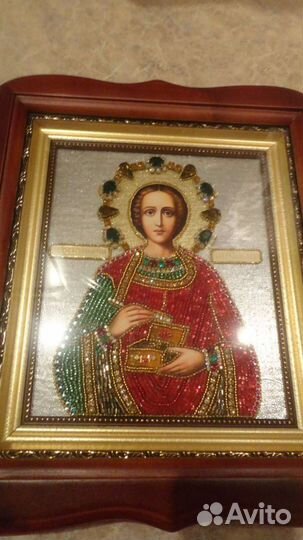 Икона бисер камни