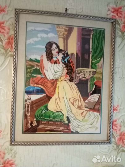 Картины вышитые в технике счетный крест