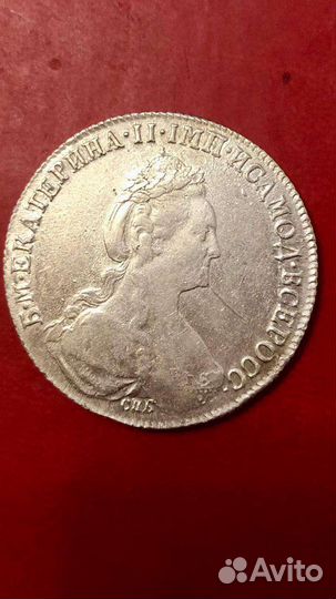 Монета Рубль Екатерины 2 1777г