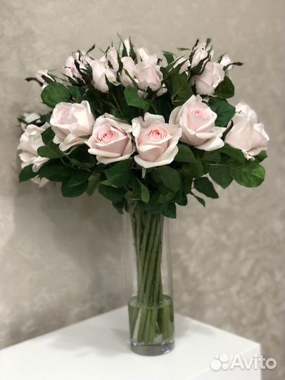 Букет искусственных роз, премиум розы искусственны