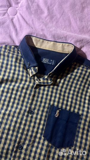 Рубашка винтаж polo ralph lauren мужская