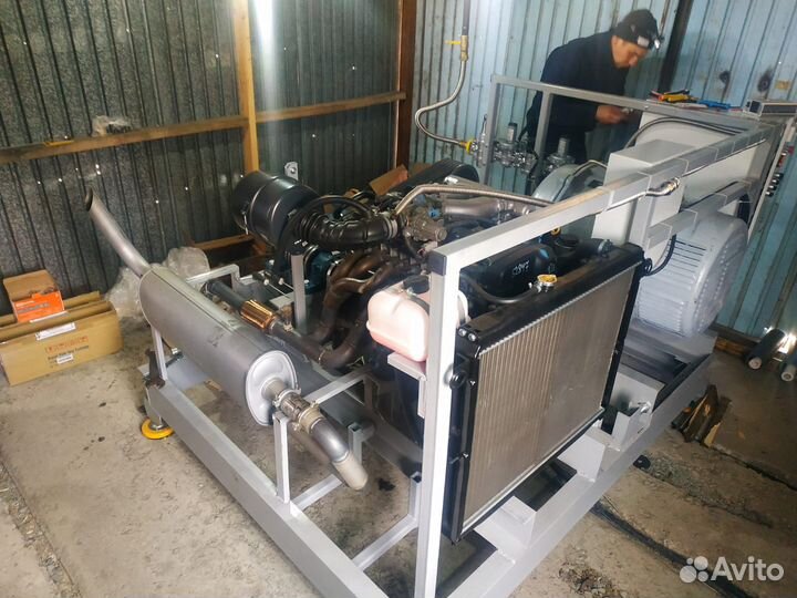 Доля 80 Производство газопоршневых электростанций