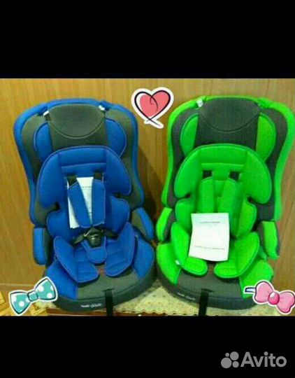 Новые автокресла с 1 до 12 лет. Арт.022