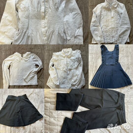 Блузки, сарафан, юбка, брюки (130-134)