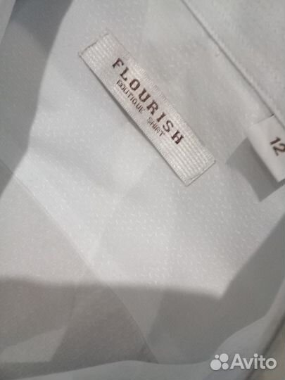 Рубашка белая рост 152