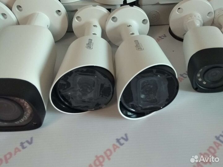 19 камер IP видеонаблюдения 4Мп регистратор Dahua