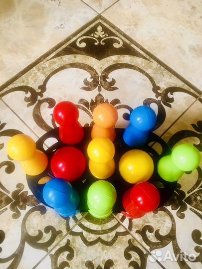 Детский боулинг с подставкой для кеглей и шаров