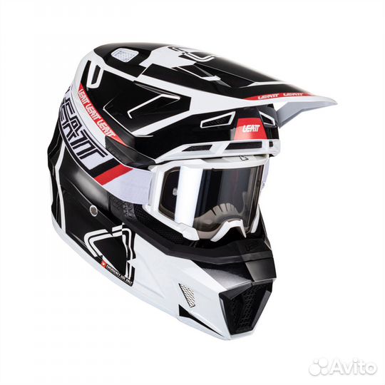 Black White Новый Шлем Leatt Moto 7.5 Helmet 2024