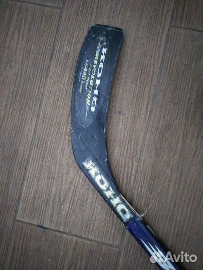 Палка труба хоккейная bauer Tri Flex Gold с крюком
