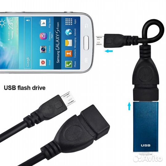 Адаптер OTG micro USB - USB 2.0