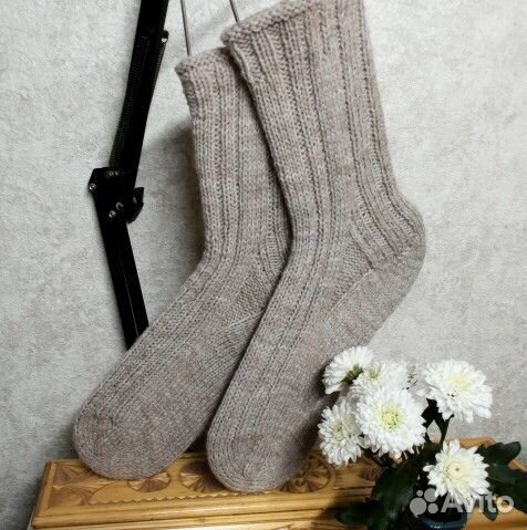 Носки вязаные ручной работы мужские