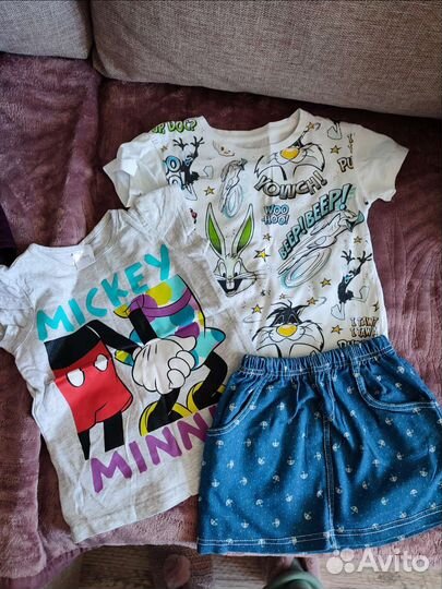 Вещи пакетом на девочку на рост 98-104