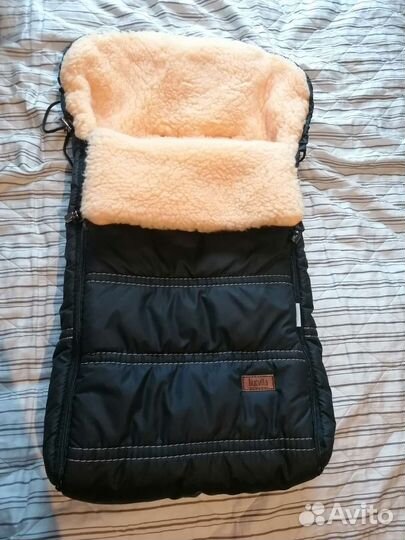 Конверт зимний овчина/шерсть Nuovita в коляску