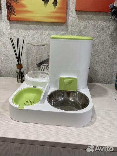Новая Автокормушка для кошек и собак с автопоилкой