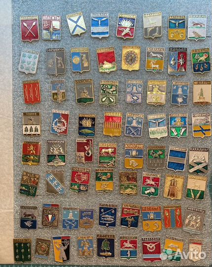 Значки СССР Альбом 9 листов