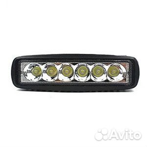 Фара светодиодная Off-Road 6LED,18W, 9-30V, MK1012