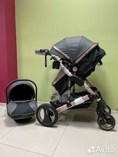 Коляска для новорожденных Wisesonle 2в1/3в1