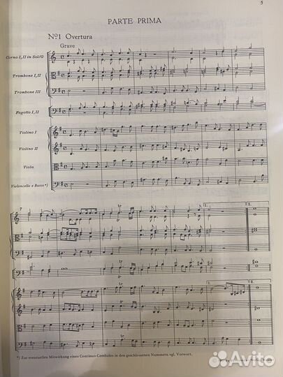 Ноты партитура