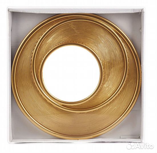 Зеркало декоративное круглое 25x3 см пластик цвет