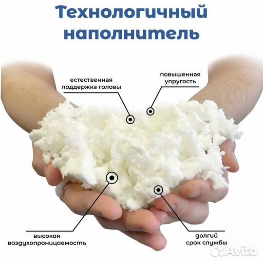 Подушка ортопедическая. Подушка 50х70см