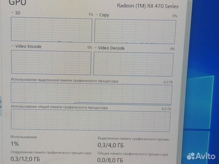 Бюджетный пк i5, rx470 4gb, 12озу, ssd256