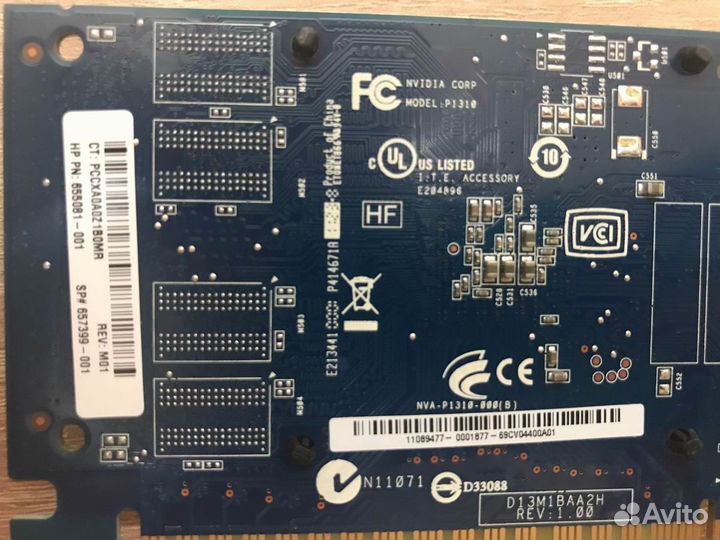 Видеокарта nvidia GT 520 P1310 1Gb