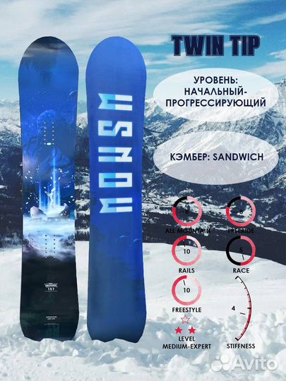 Сноуборд универсальный