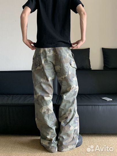 Штаны camo army cargo type vetements