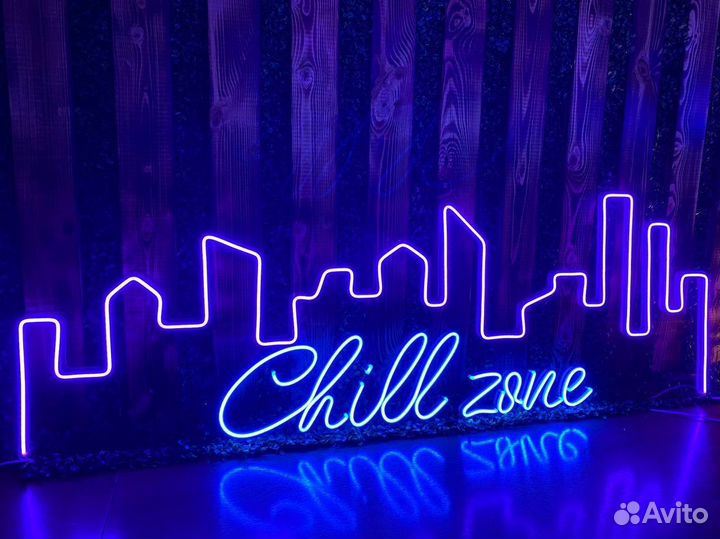 Неоновая вывеска от производителя