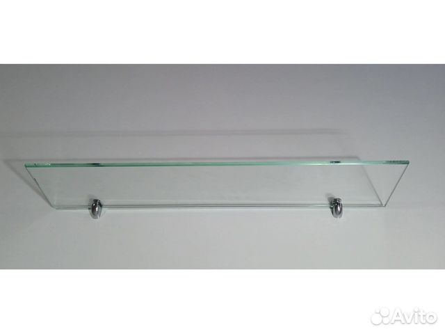 Полки стеклянные с кронштейнами