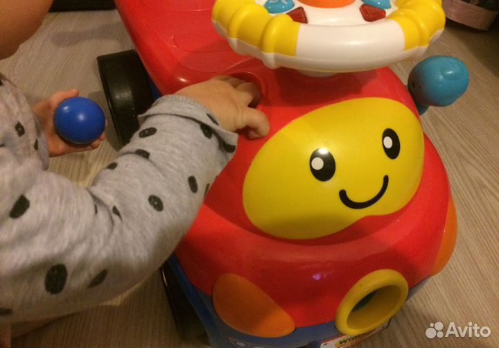 Лучшая развивающая каталка машина бомбардир 3в1