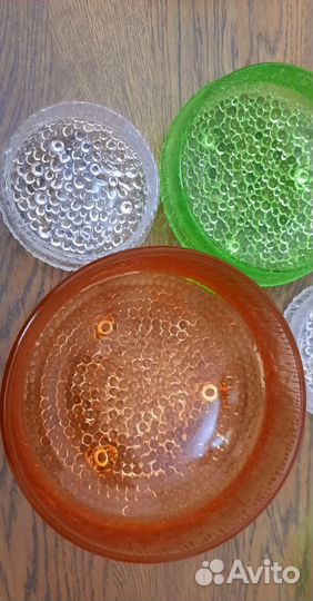 Блюдо, финское стекло